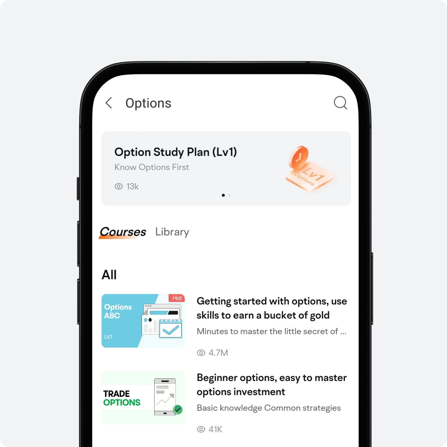 Options -Education