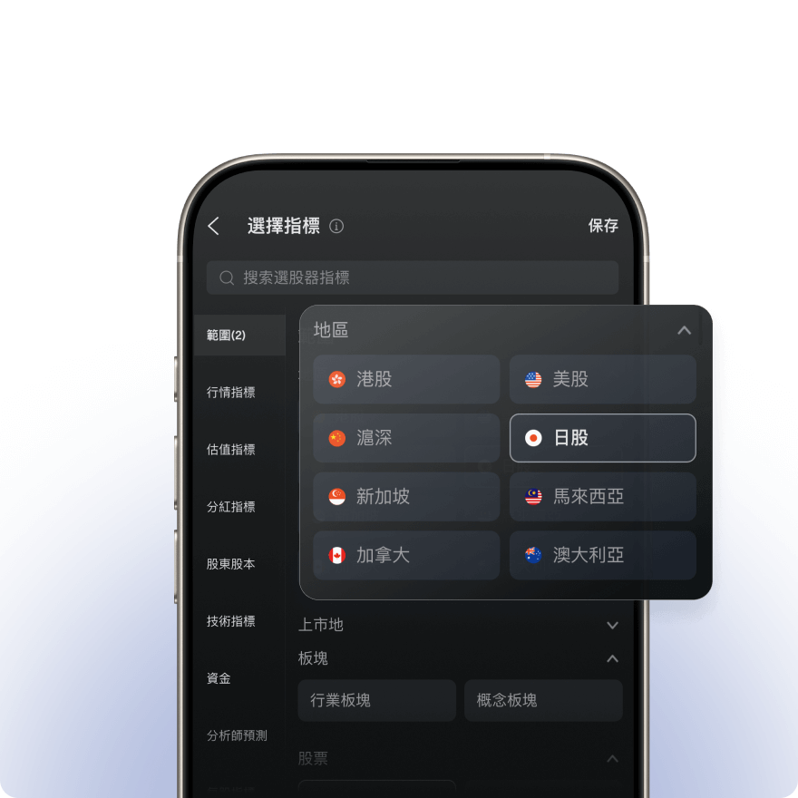 選股器自定義指標